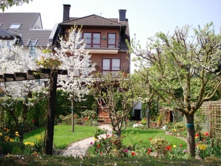 Garten mit Haus